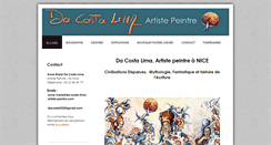 Desktop Screenshot of da-costa-lima-artiste-peintre.com