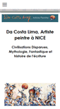 Mobile Screenshot of da-costa-lima-artiste-peintre.com